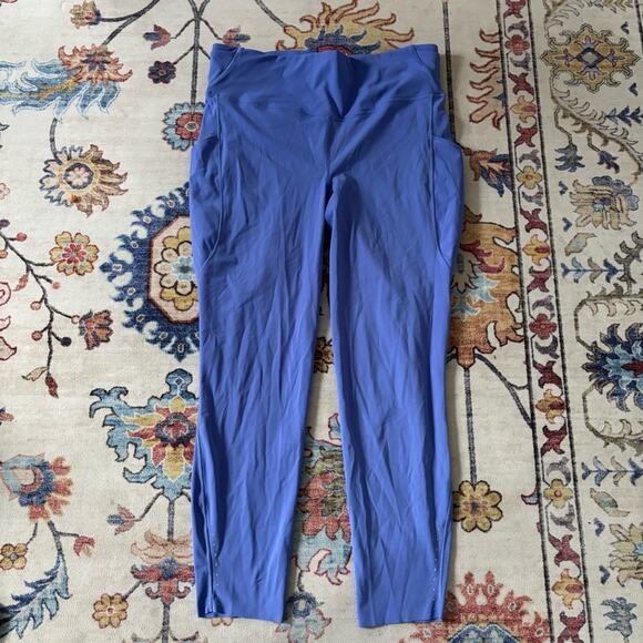 Lululemon Fast and Free High Rise Tight 25" Wild Indigo Size 12 - Picture 2 of 9